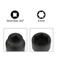 thumbnail image 3 of Unique Bargains 3/4" Drive 41mm 6-Point CR-MO Steel Shallow Impact Socket, 3 of 3