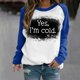 thumbnail image 1 of Camiseta impresa para mujeres Ichuanyi Women Mangas largas BLUSA COLLA RED REDED COLLA COMPLIS ICHUANYI WER202308243177, 1 of 5