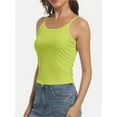 thumbnail image 5 of Tank Top Women Sleeveless Crop Scoop Neck Form Fitting Ribbed Knit Basic Summer Cami Shirts, 5 of 6