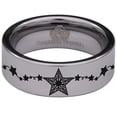 thumbnail image 2 of Star Tungsten Carbide Ring, 2 of 9