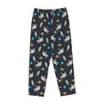thumbnail image 4 of Naloa Space Print Women’s Ultra-Soft Comfy Pajama Lounge Pants with Pockets & Drawstring, 4 of 8