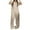 White, variant on TIWEKE Trendy Women's Satin Pajama Set Comfortable Short Sleeve Nightwear with Long Pants for Cozy Sleep and Relaxation,Size 2XL