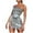 Silver #01, variant on Busydd Womens Dresses Silver Strapless Bodycon Sequin Dress for Women Sparkly Glitter Cocktail Dresses Party Club Mini Dresses