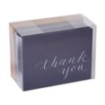 thumbnail image 4 of American Greetings Navy Blue Thank You Cards and Brown Kraft-Style Envelopes, 5.25" x 4" (50-Count), 4 of 5