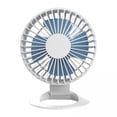 thumbnail image 1 of Ventilador portátil,Ventilador de escritorio portátil alimentado por USB,bajo nivel de ruido,Ventilador de mesa de escritorio personal ajustable para colgar,Enfriador de aire silencioso, 1 of 8
