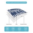 thumbnail image 4 of Quilts Queen Size Bedding Set, Navy Blue Stripes Reversible Summer Quilt 3 Pieces, Farmhouse Striped Modern Art Lightweight Bedspreads Coverlets with 2 Pillow Shams for All Seasons, 4 of 5