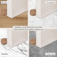 thumbnail image 4 of Adhesive Door Stopper - Wooden Door Stopper For Flooring And Parquet - Adhesive Door Stopper - Discreet And Elegant Doorstop - Set Of 4 (beech) New, 4 of 4