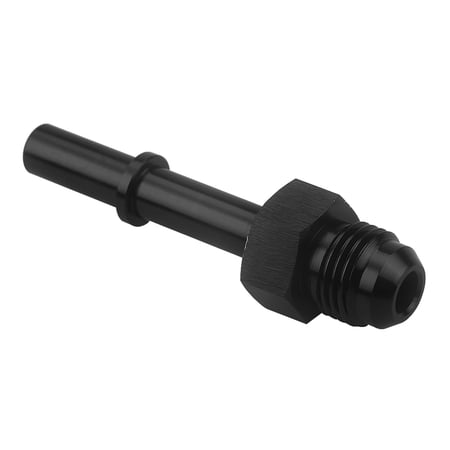 SAUTO 2PCS 6AN To 5/16" GM Quick Connect Fuel Adapter – Black, EFI Fitting, LS Swap Ready