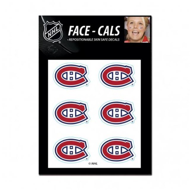 Wincraft 1493459195 NHL Montreal Canadiens Tattoo Face Cals