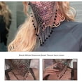thumbnail image 2 of Jinsinto Masque en Maille Cristal Perles de Diamant Chaîne de Visage à Pampilles Masques de Strass, 2 of 5