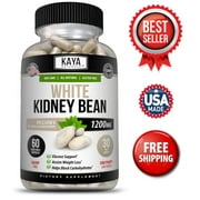 Kaya Naturals White Kidney Bean Supplement - Natural Carb Blocker - Keto - Appetite Suppressant