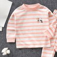 thumbnail image 6 of TOWED22 Boys Girls Pajamas 2Piece Toddler Kids Pjs Sets Cotton Toddler Clothes Fall Winter Sleepwears 3 6 9 12 18 24 Months 2 3 4 5 6 7 8 9 Years(Hot Pink,4-5 Y), 6 of 6