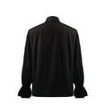 thumbnail image 5 of MEZZALL Toddler Boys Shirt Renaissant Lace Up Scottish Jacobite Classical Tops Lovely Dailywear, Black, 8-9 Years, 5 of 6