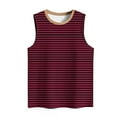 thumbnail image 4 of Wycnly Tank Top for Women Workout Tops Loose Fit Breathable Workout Tank Tops Tees Trendy Striped Print Sleeveless Shirts Girls Sleeveless Shirt, 4 of 4