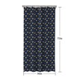 thumbnail image 5 of Dark Blue Christmas Gingerbread Pattern Shower Curtain 36"x72" ,Bathroom Decorative Shower Curtains Set with 12 Hooks,Modern Waterproof Washable Shower Curtain, 5 of 6
