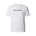 thumbnail image 2 of Columbia Men's White T-Shirt CSC Basic Logo Everyday Wear S/S Tee (S05), 2 of 3