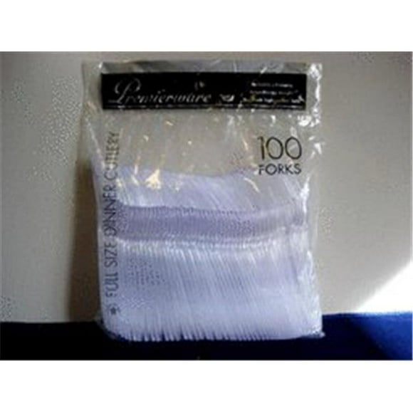 Crystalware 31098 Premierware Fork, Clear - Count 100