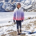 thumbnail image 5 of Rokka&Rolla Girls' Reversible Jacket Fleece Lined Puffer Coat, 5 of 12