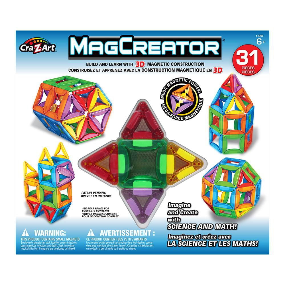 Magrific 3d Cra Z Art Magnetic Blocks Crazy Art Magnetic Tiles Shop - Main Image