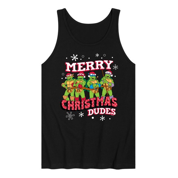 Teenage Muntant Ninja Turtles - Merry Christmas Dude  - Men's Jersey Tank Top