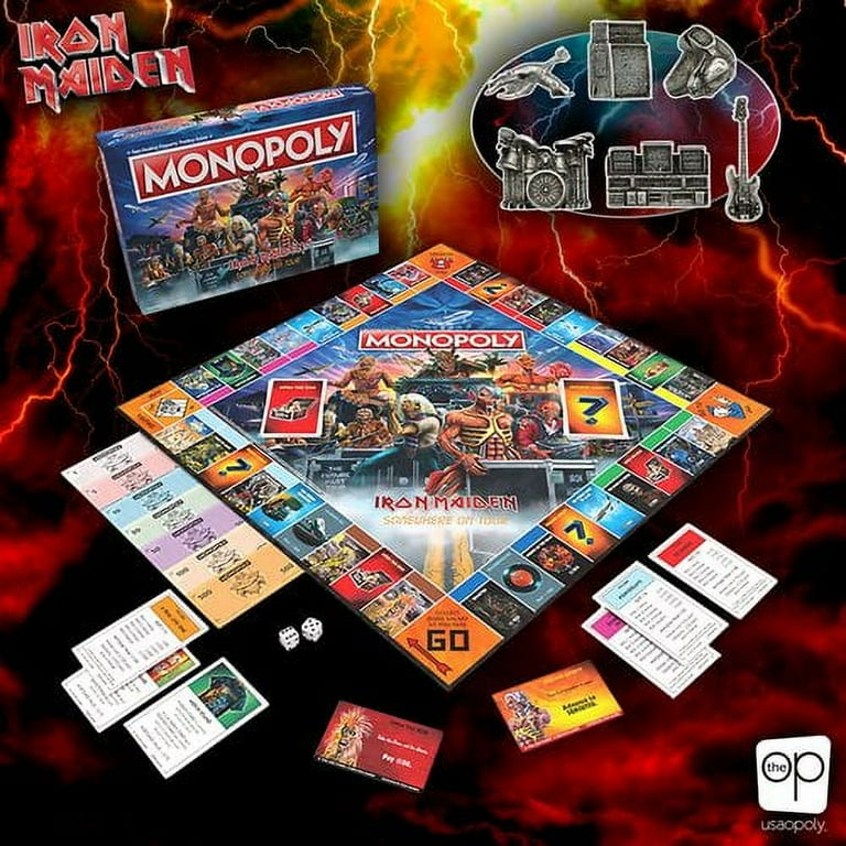 USAopoly Iron Maiden Monopoly: Collectible Heavy Metal History