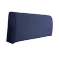 thumbnail image 2 of kowaku Bed Headboard Cover Bed Headboard Protector Removable Stretch Dustproof Modern Soft Bed Back Cover Upholstered Bed Head Cover Blue, 2 of 9