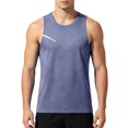 thumbnail image 2 of IhhxPro Men's Quick Dry Tank Top Sleeveless Workout Shirt Breathable Summer Gym Running Vest Loose Fit Cotton Athletic Casual Training Bodybuilding M-3XL, 2 of 7