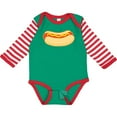 thumbnail image 3 of Inktastic Funny Hot Dog Boys or Girls Long Sleeve Baby Bodysuit, 3 of 5