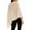 C-Khaki513, variant on DHFJKG Oversized Sweaters For Women Knit Shawl High Neck 3/4 Sleeve Soft Casual Pullover Loose Fit Tunic Fall Winter Solid Color Cozy Tops