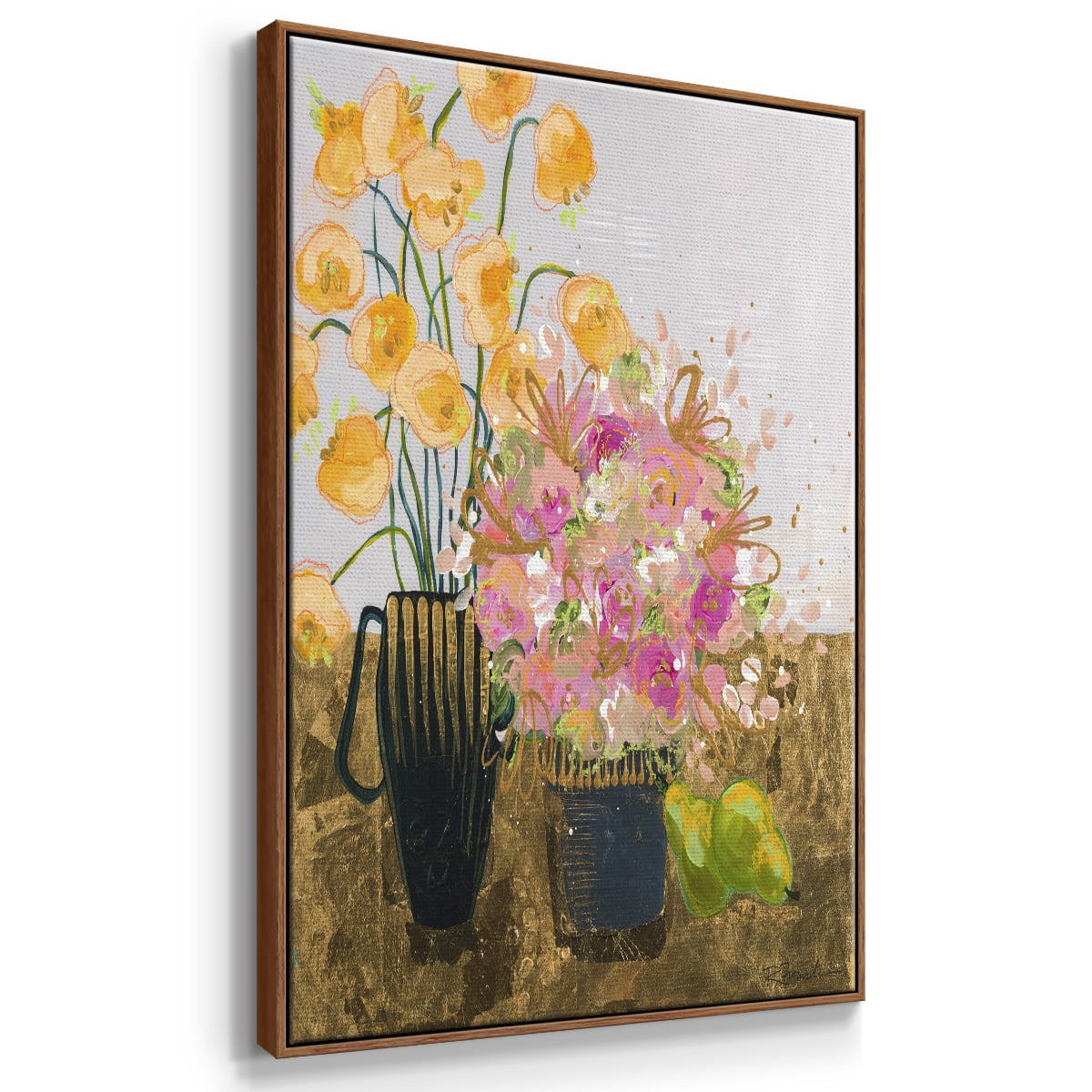 Not So Still Life Framed Premium Gallery Wrapped Canvas - Ready to Hang
