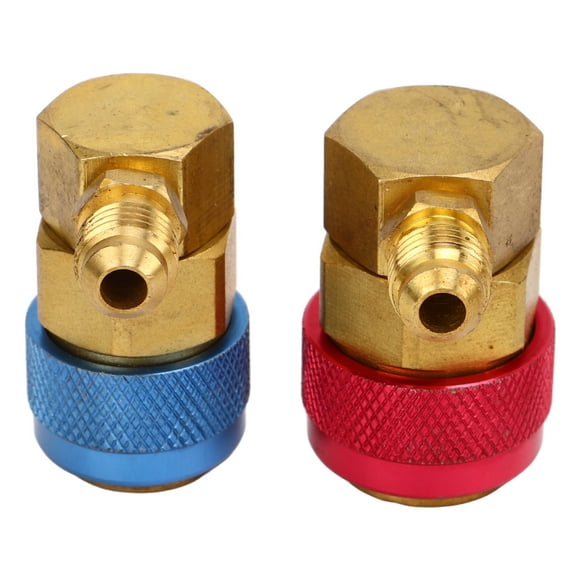 Air Conditioning Evacuation Adapter, Anti Aging Wear Proof AC Quick Connector Adapter Impact Resistant For R134a Car