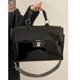 thumbnail image 3 of Bolso de mano de lujo para mujer, de piel sintética suave lacada, de gran capacidad, portátil, informal, versátil, tipo mensajero para estudiantes, 3 of 4
