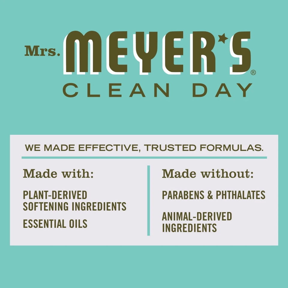 Mrs. Meyer's Clean Day Dryer Sheets Basil 80 Count (Pack of 12)