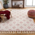 thumbnail image 2 of SAFAVIEH Natura Ruadhan Diamond Area Rug, Ivory/Red, 8' x 10', 2 of 8