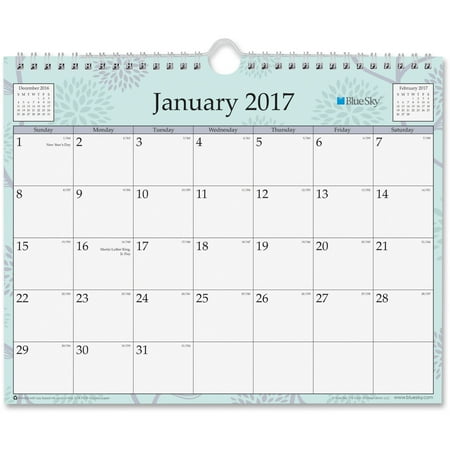 Blue Sky, BLS18650, Rue Du Flore Wall Calendar, 1 Each, Multicolor