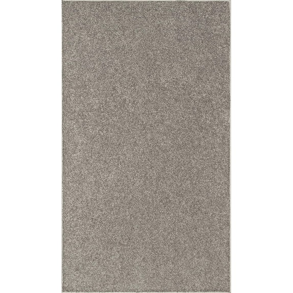 Home Queen Color World Collection Way Solid Color Area Rugs Grey - 2' x 12'