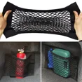 thumbnail image 1 of 3pcs40x25cm Car Trunk Storage Elastic String Net Mesh Bag Car Magic Tape Sticking Holder Pocket Organizer Car Accessories Styling, 1 of 5