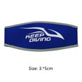 thumbnail image 1 of Funda de neopreno para buceo, correa para la cabeza, banda para el pelo largo, envoltorio de correa (azul) Likrtyny Para estrenar, 1 of 6