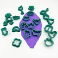 thumbnail image 4 of 25Pcs Clay Earring Cutters Set -  Plastic Assorted Styles For DIY Handicraft, Sculpture, Jewelry Making, 4 of 8