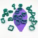 thumbnail image 4 of 25 Cortadores de Pendientes de Arcilla de Borde Grueso Juego de Cortadores de Arcilla Polimérica de Grado Alimenticio para Manualidades Estilos Variados para Escultura ANGGREK  Otros, 4 of 8