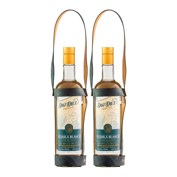 Duo Tequila Dos o Diez Bco 'Don Silverio' con Correa 750 Ml Tequila Blanco