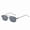 Black-Grey, variant on Retro Square Sunglasses, UV400 Protection AC Lens Metal Frame Shades