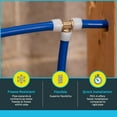thumbnail image 3 of SharkBite 3/4 Inch x 100 Feet Blue PEX-A, PEX Pipe Flexible Water Tubing for Plumbing, UA70B100, 3 of 6