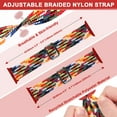 thumbnail image 2 of 4 Pack Braided Bands Compatible with Apple Watch 38/40/41/42/44/45/46/49mm for Women Men, Solo Loop Nylon Strap for iWatch Series 11/10/9/8/Ultra 3/SE 3, 2 of 7