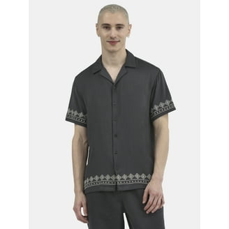 Tribekka 44 Men's Open Knit Button Down Refined Sweater Polo Shirt