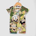 thumbnail image 4 of The Loud House Baby Bodysuit Soft & Breathable Infant Romper Unisex Short Sleeve Jumpsuit Ideal for 3 to 24 Months, 4 of 8