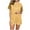 Yellow, variant on Diufon Nightdress for Women Casual Short Sleeves Button Neck Pajamas Dress with Built in Bra Comfy Loose Nightgown