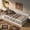 White, variant on Sailvan Twin Floor Bed with Fence,Solid Rubber Wood Kids Bed Frame Grey
