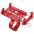 thumbnail image 3 of Shisuyan Support Universel pour Téléphone de Vélo Cadre en Alliage d'Aluminium Réglable Support de Guidon de Vélo de Montagne (Rouge), 3 of 8