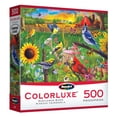 thumbnail image 2 of RoseArt - Colorluxe 500-Piece - Sunflower Birds- Adult Interlocking Puzzle, 2 of 5